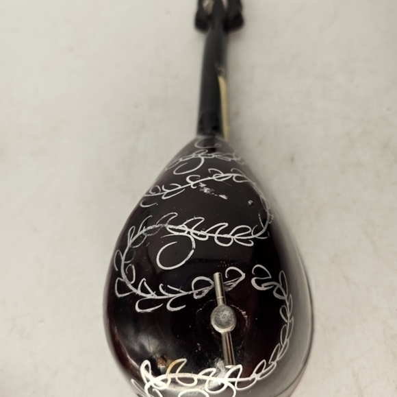 Vintage miniature imitation‎ tortoiseshell and mother of pearl mandolin - Picture 2 of 9